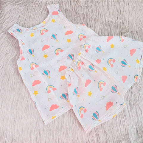 Breezies- Organic Muslin Rainbow