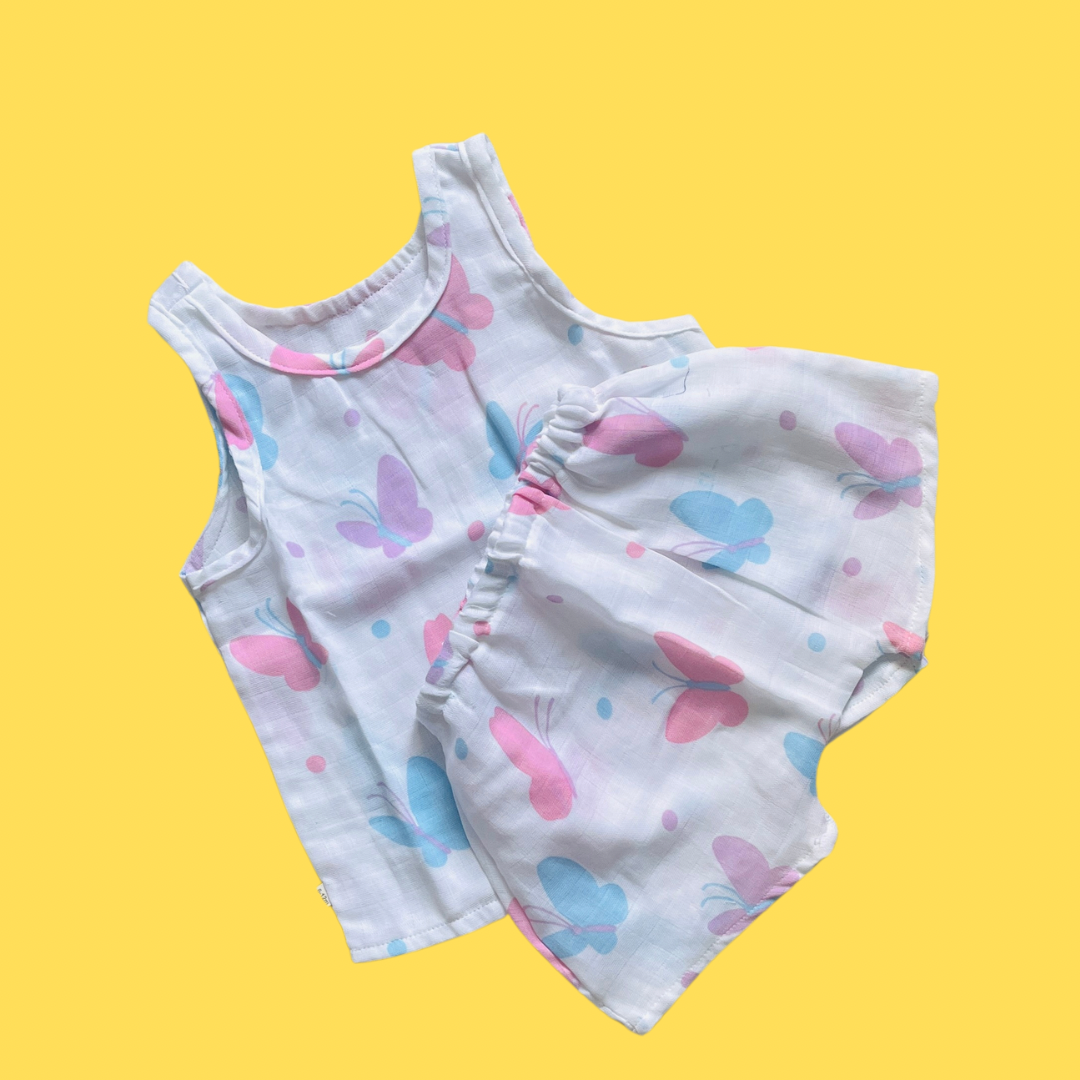 Breezies- Organic Muslin Butterfly