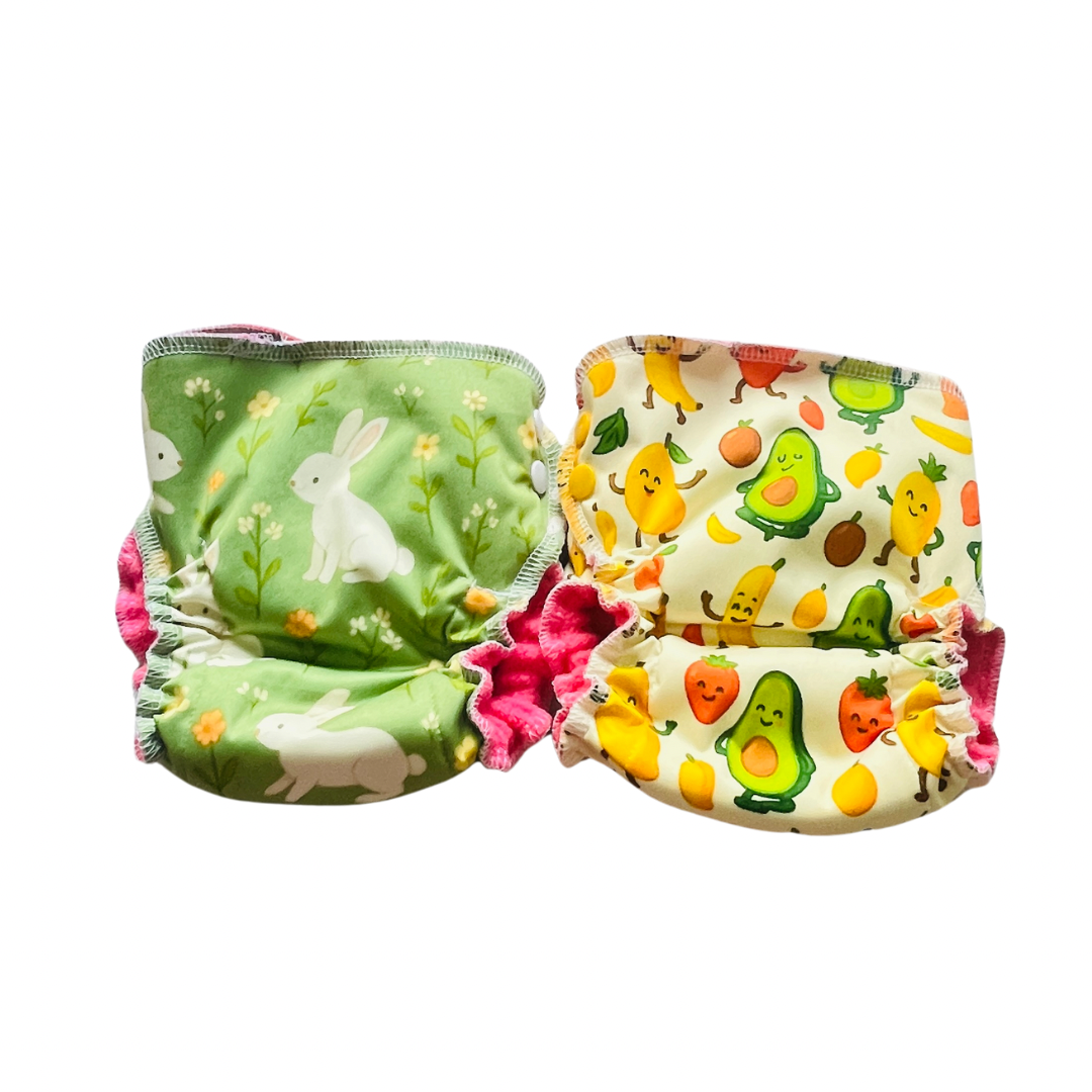 Mini Diaper -Pack of bunny and fruit