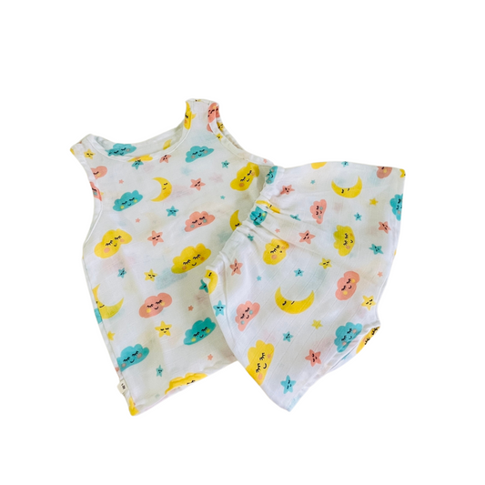 Breezies- Organic Muslin Moon