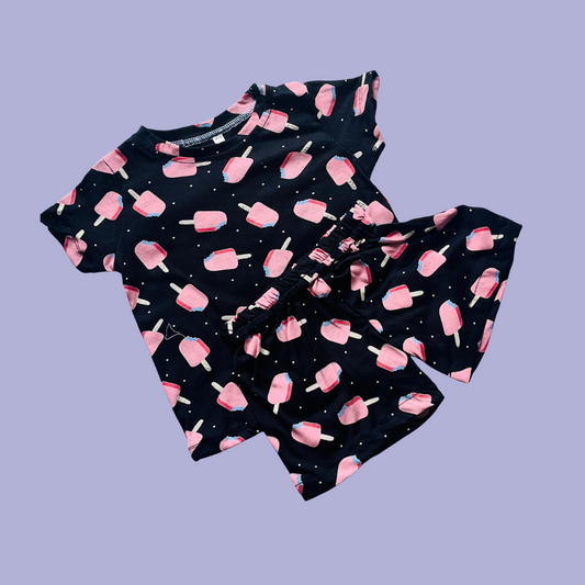 Cotton Co-Ord - Ice-cream