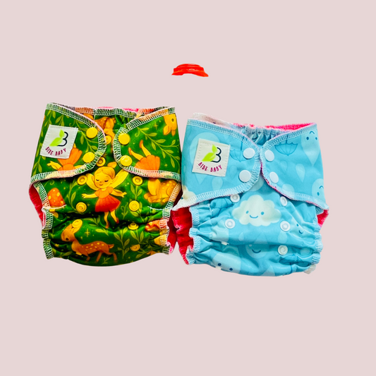 DREAM CLOTH  DIAPER-Deer and Cloud