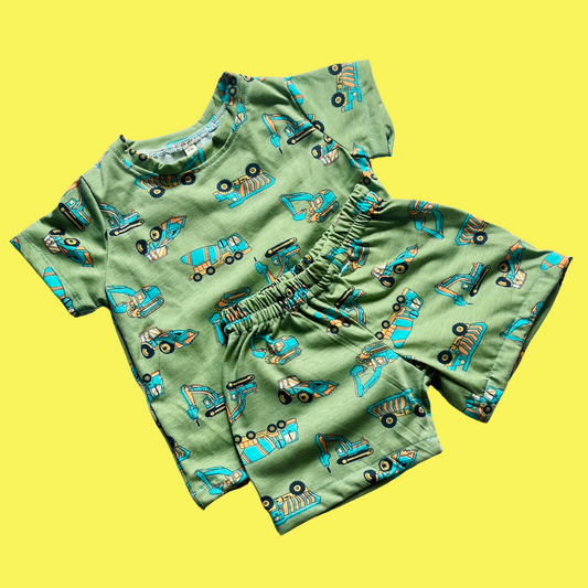 Cotton Co-Ord -Crane