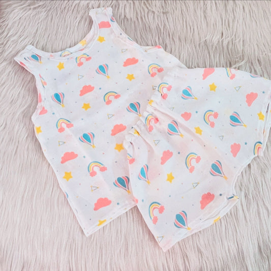 Breezies- Organic Muslin Rainbow