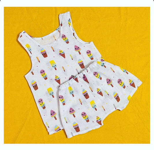 Breezies- Organic Muslin Ice cream