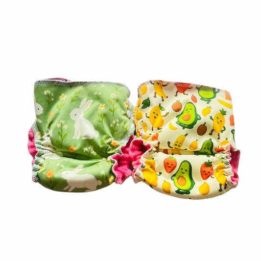 Mini Diaper -Pack of bunny and fruit