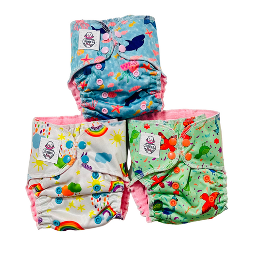 Dream Cloth Diaper 15%f Discount on 3 Assorted Prints